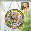 Custom Pet Portrait Stained Glass Suncatcher, Gift for Pet Lovers