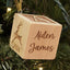 Baby Block Christmas Ornament, Baby's First Christmas Ornament