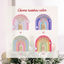 Teacher Rainbow Ornament, Christmas Pastel Rainbow Ornament