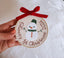 Christmas Embroidered Ornament, Baby’s First Christmas Ornament