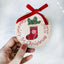 Christmas Embroidered Ornament, Baby’s First Christmas Ornament