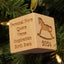 Baby Block Christmas Ornament, Baby's First Christmas Ornament