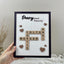 Personalized Family Scrabble Puzzle Sign